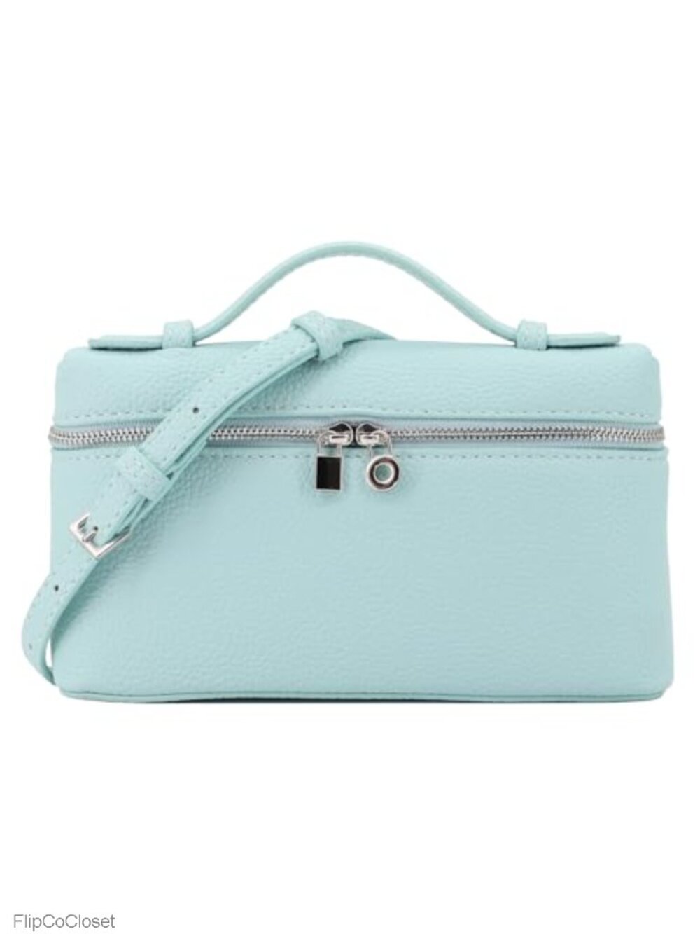 Faux Leather Crossbody Bag Top-Handle Pouch Mini Purse Women Shoulder Handbag